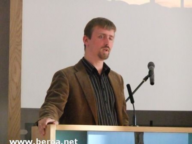 Øyvind Solheim talte på Berøa for første gang