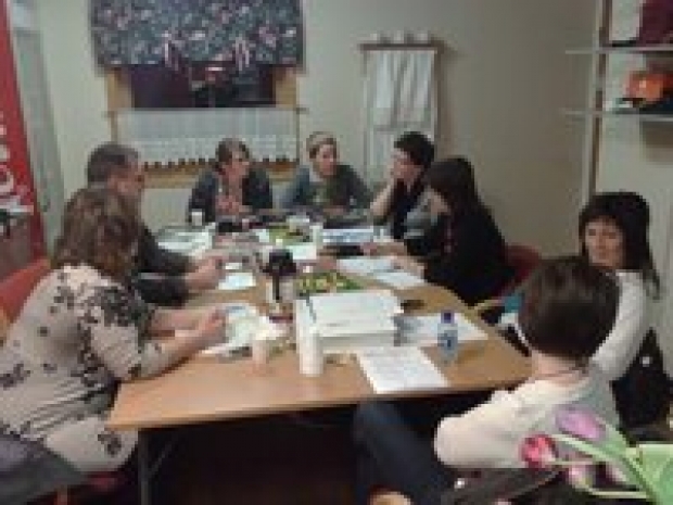 Her er interiørgruppen samlet 20. februar 2008